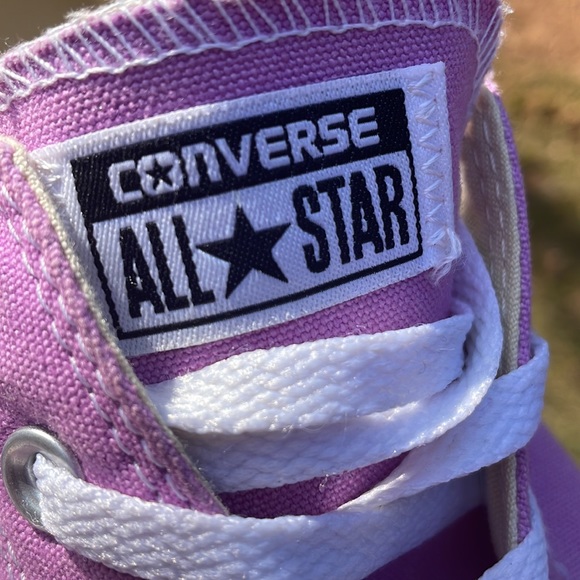 Converse Purple Low-Top Sneakers - Picture 3 of 11